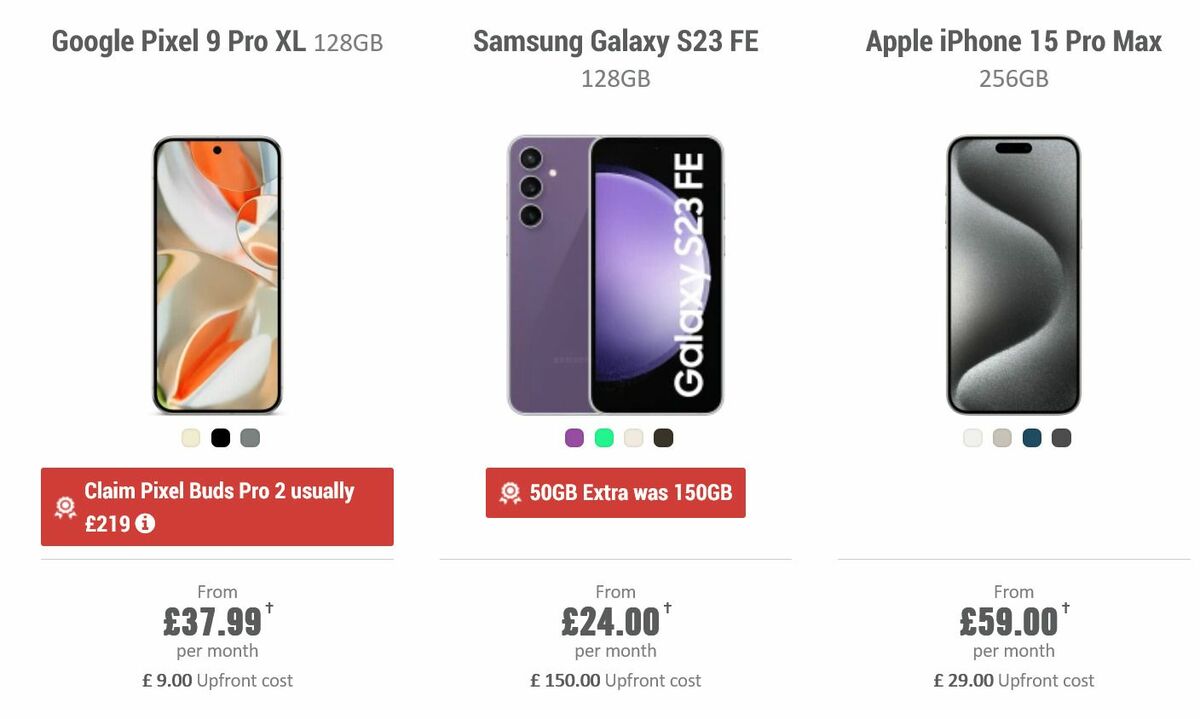 Carphone Warehouse Offers from 19 October