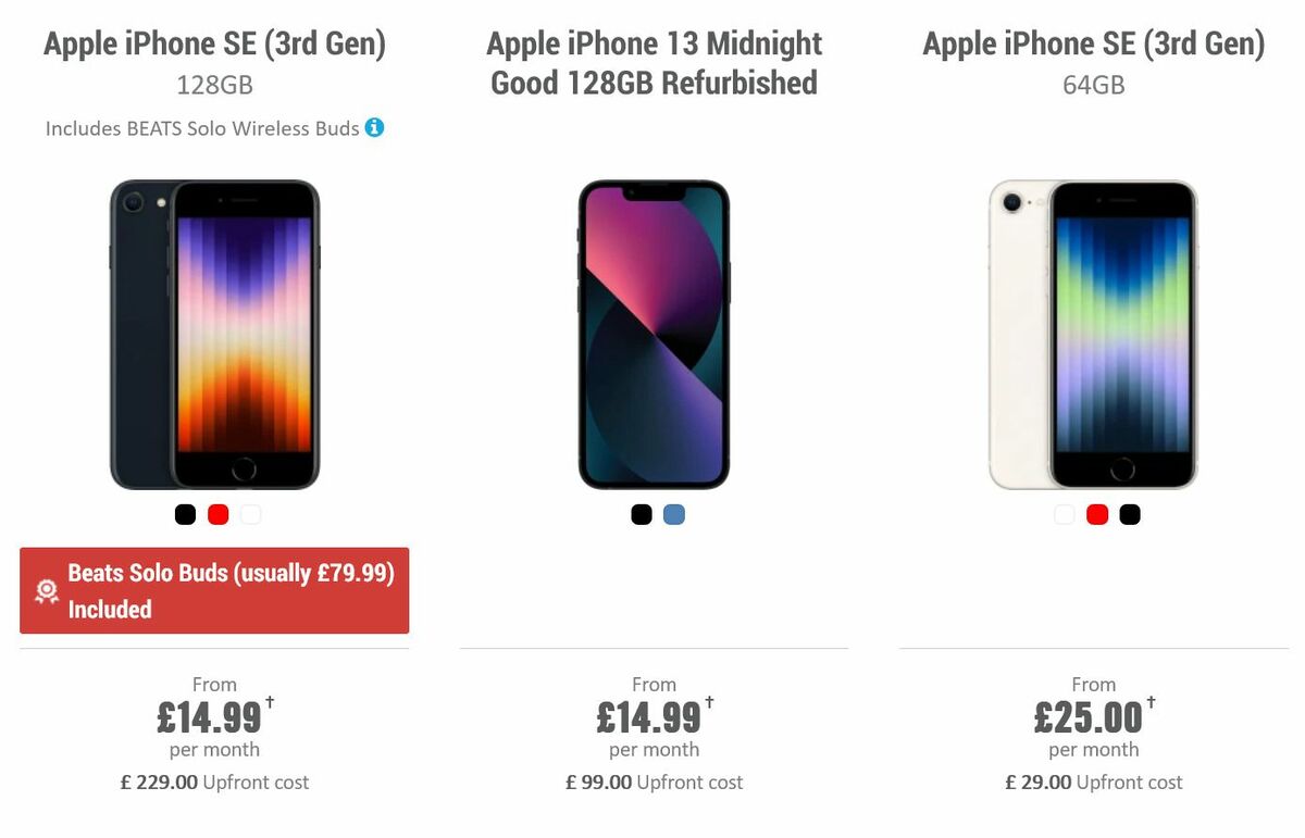 Carphone Warehouse Offers from 19 October