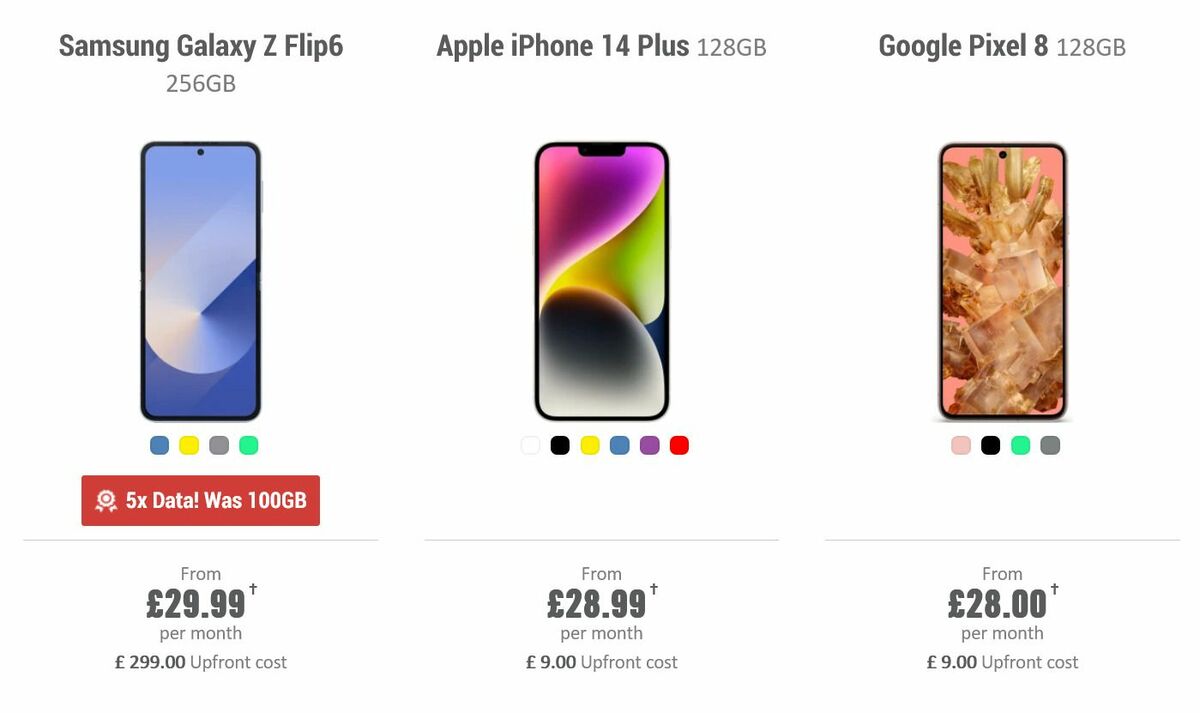 Carphone Warehouse Offers from 19 October