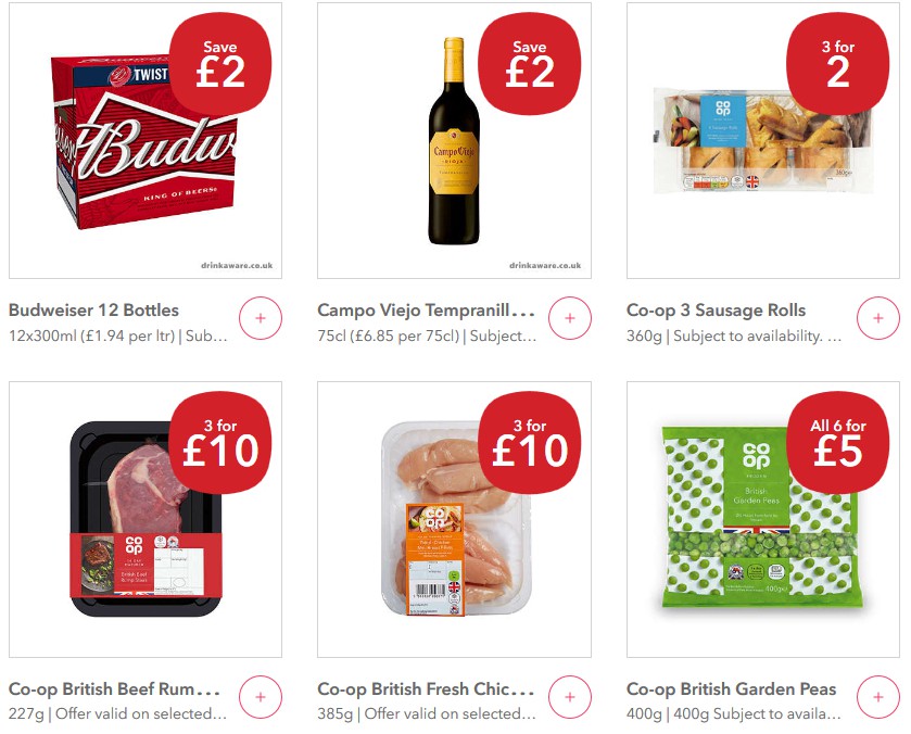 Co-op Food Offers from 22 June