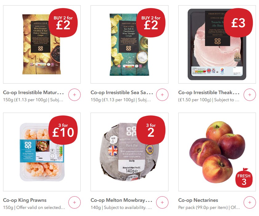 Co-op Food Offers from 22 June