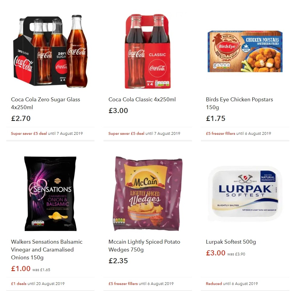 Co-op Food Offers from 3 August