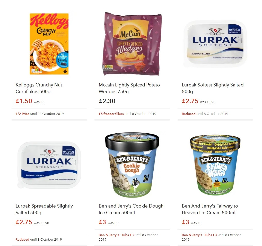 Co-op Food Offers from 5 October