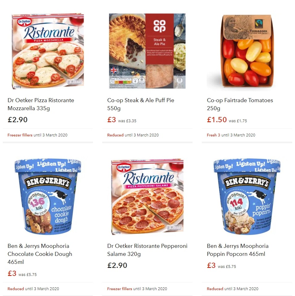 Co-op Food Offers from 29 February