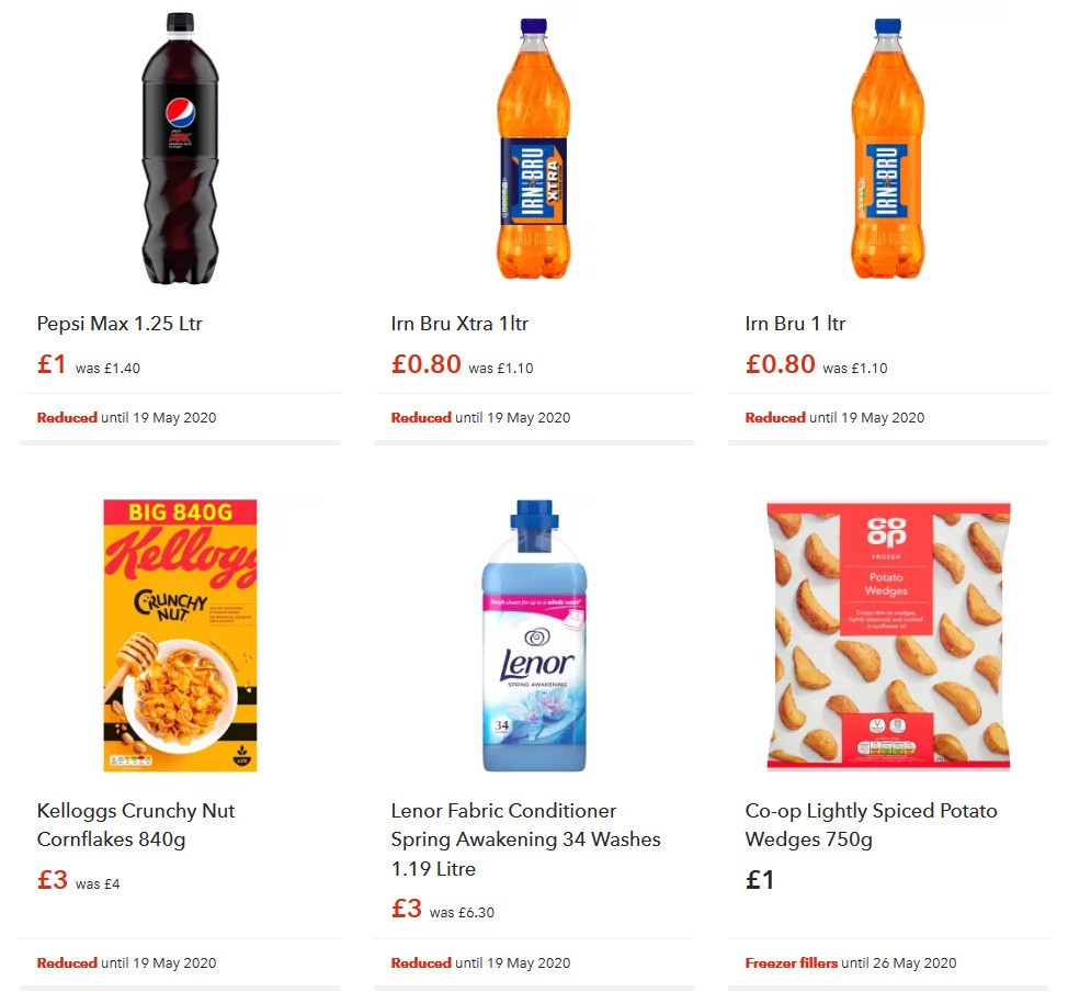 Co-op Food Offers from 8 May