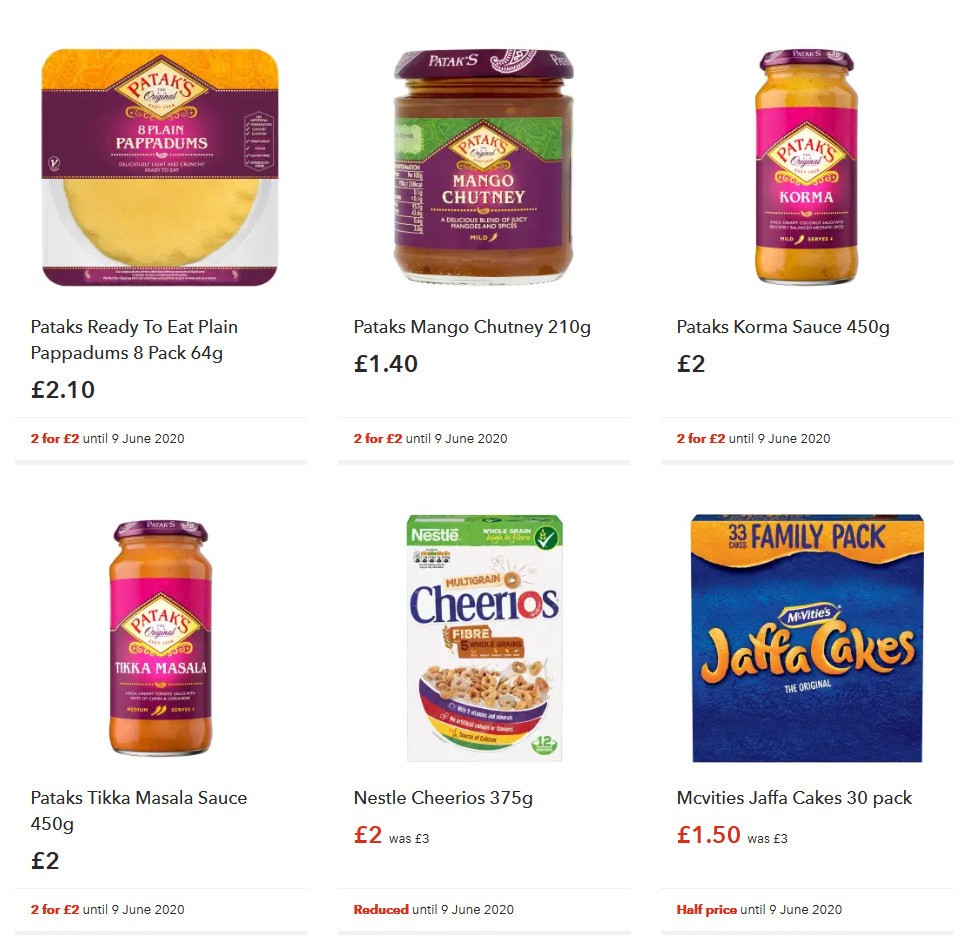 Co-op Food Offers from 6 June