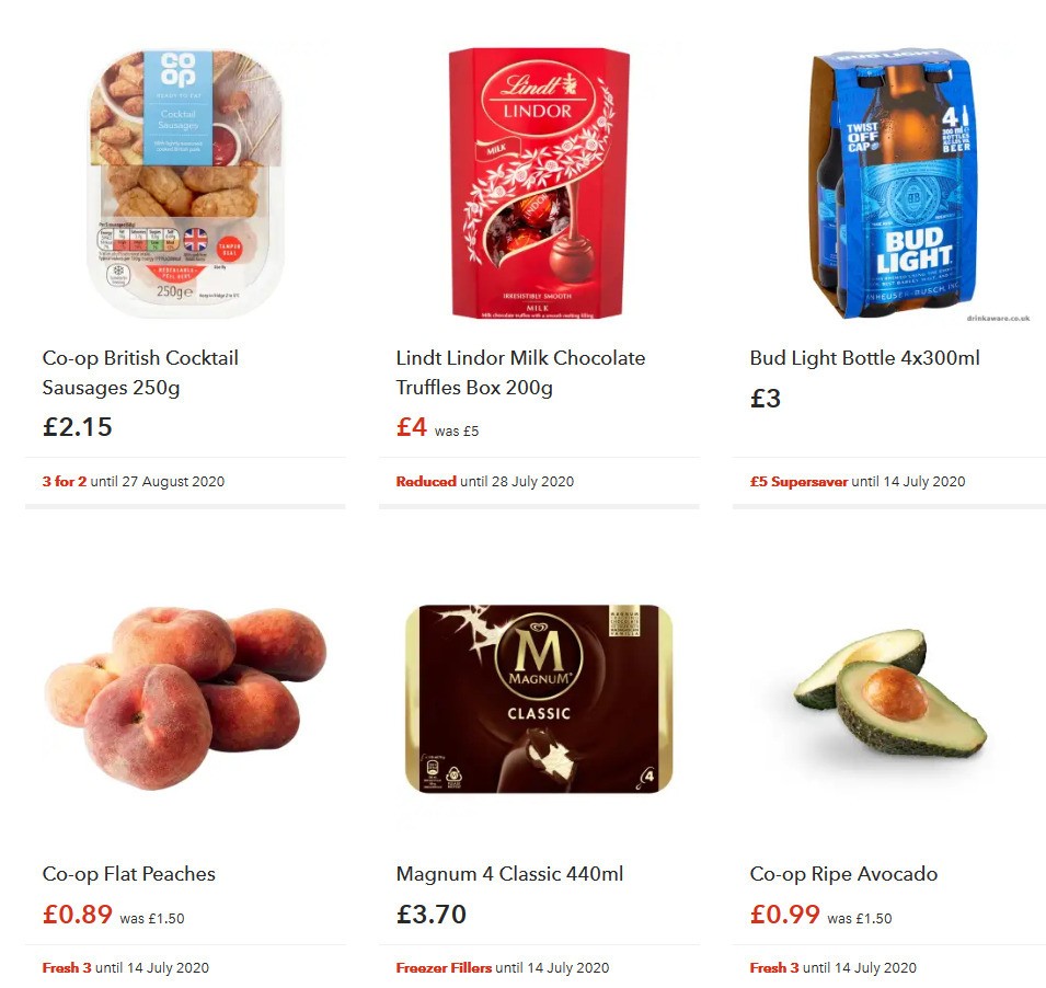 Co-op Food Offers from 20 June