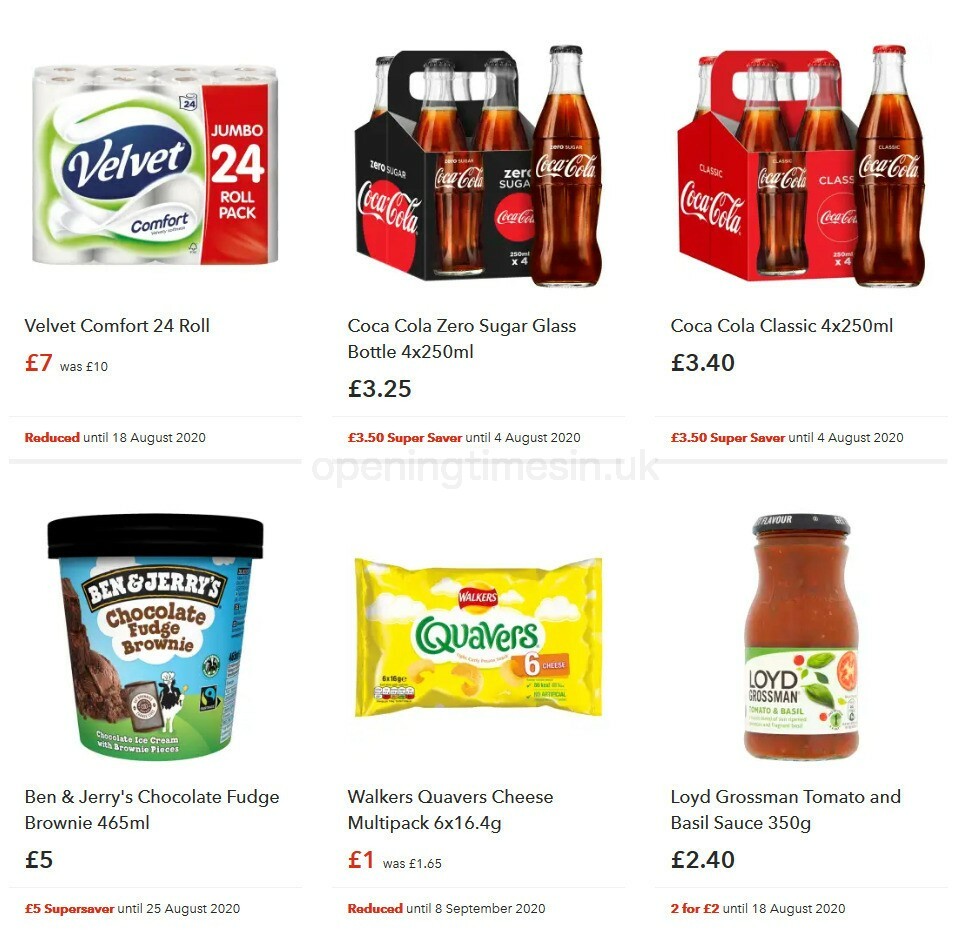 Co-op Food Offers from 5 August