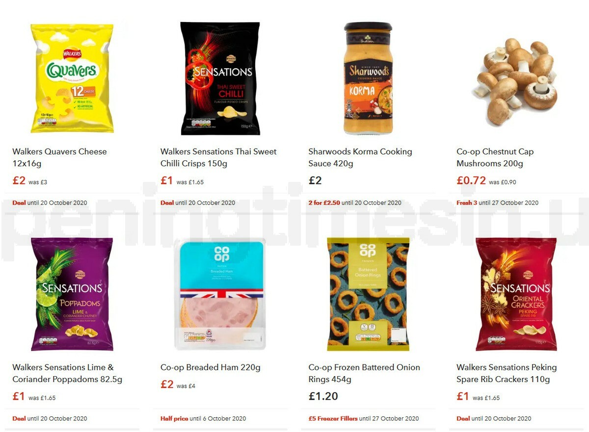 Co-op Food Offers from 7 October