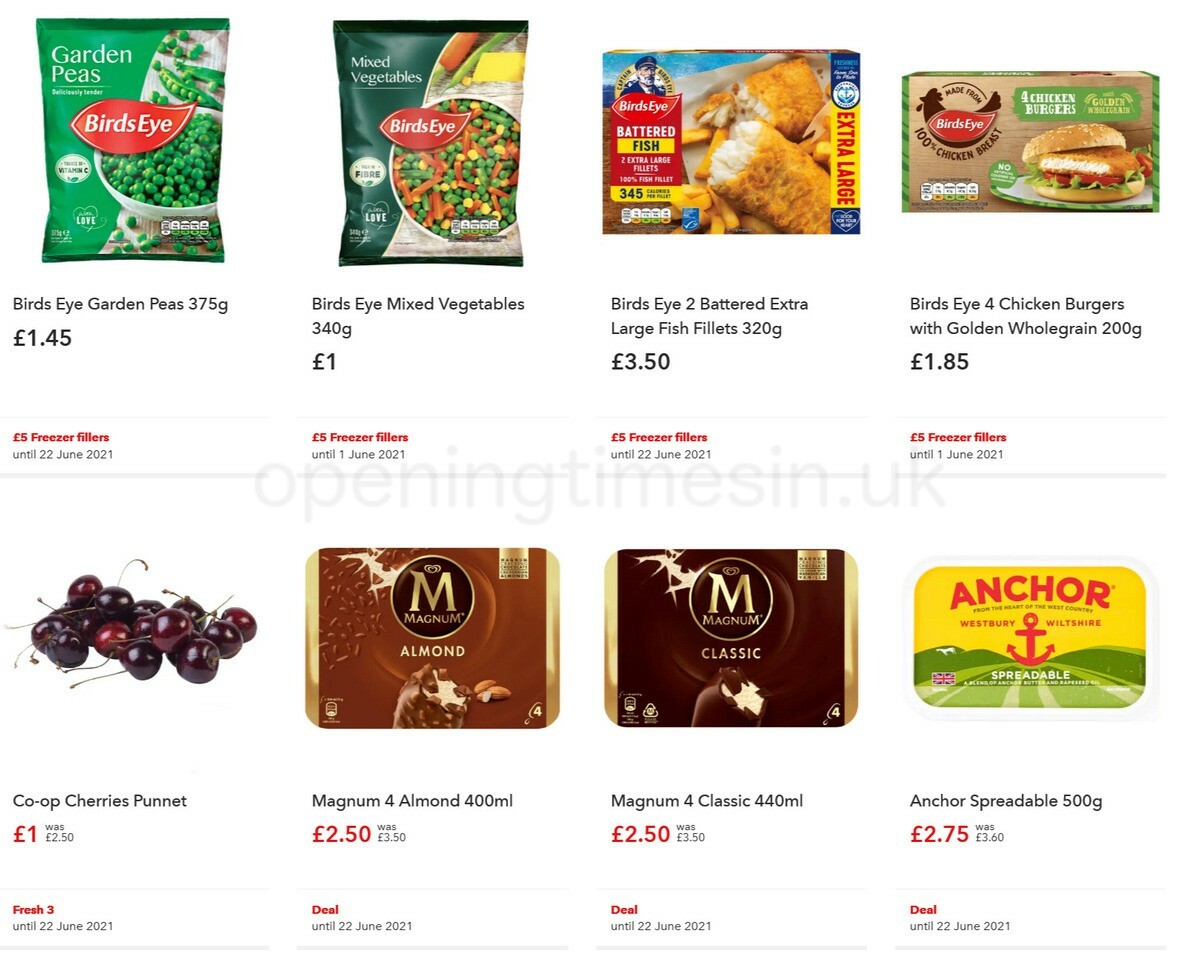 Co-op Food Offers from 2 June