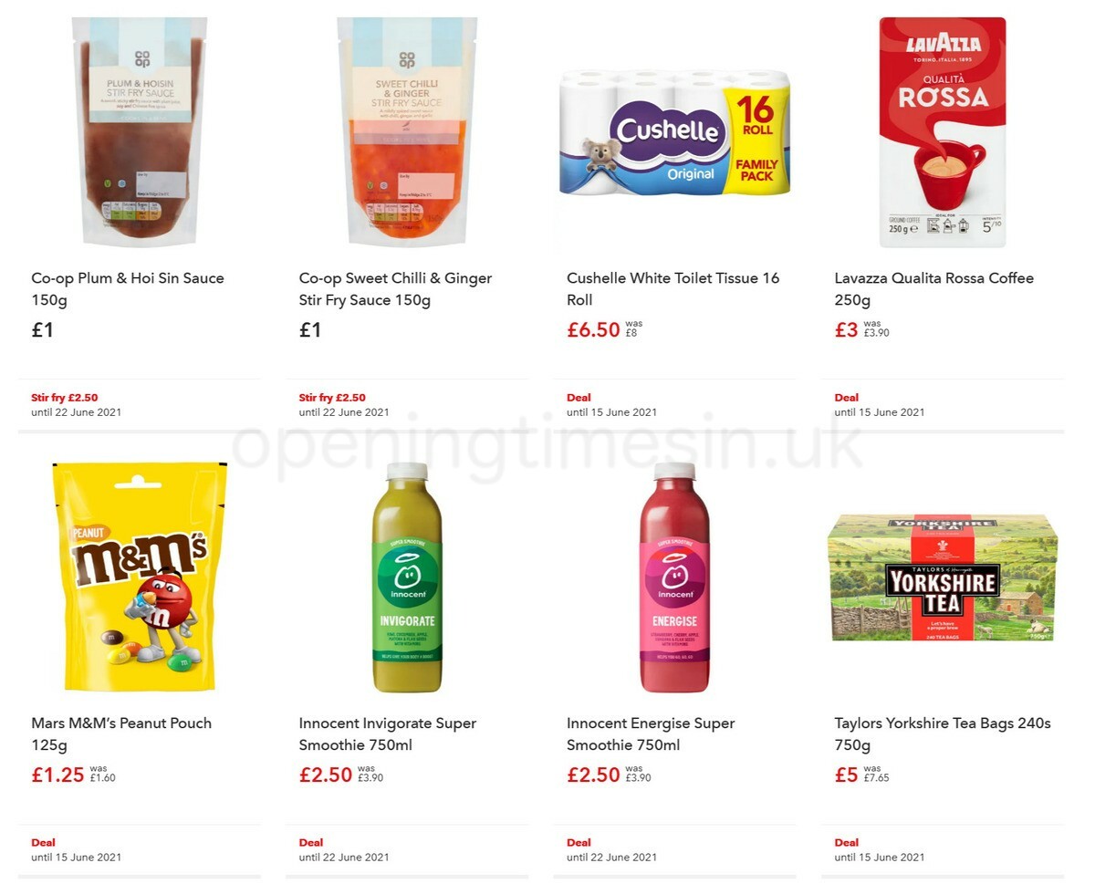 Co-op Food Offers from 2 June