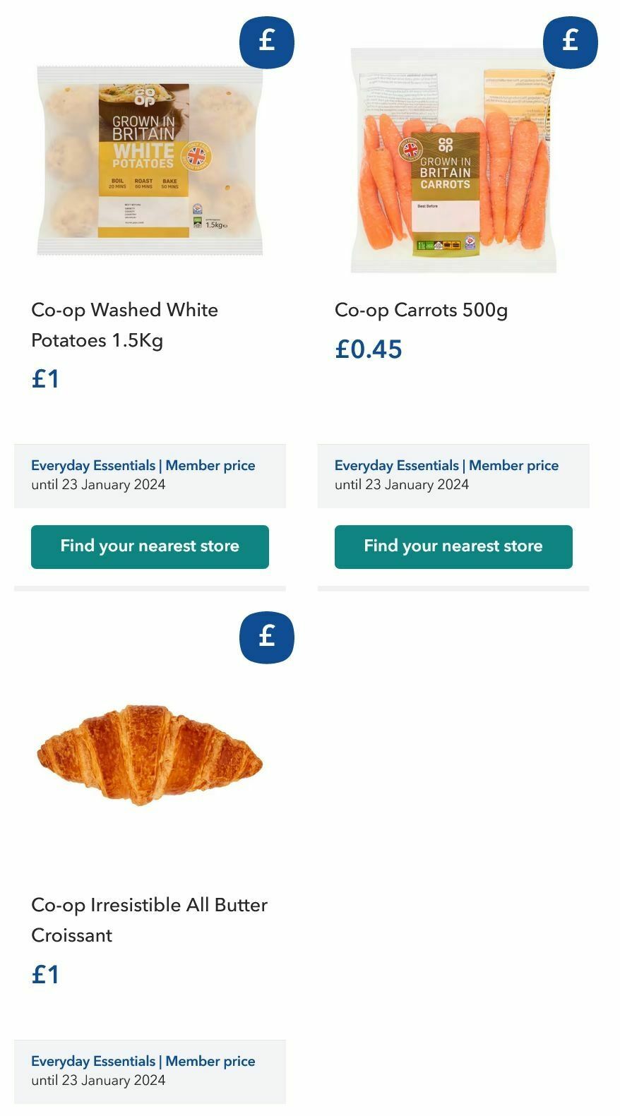 Co-op Food Offers from 13 December