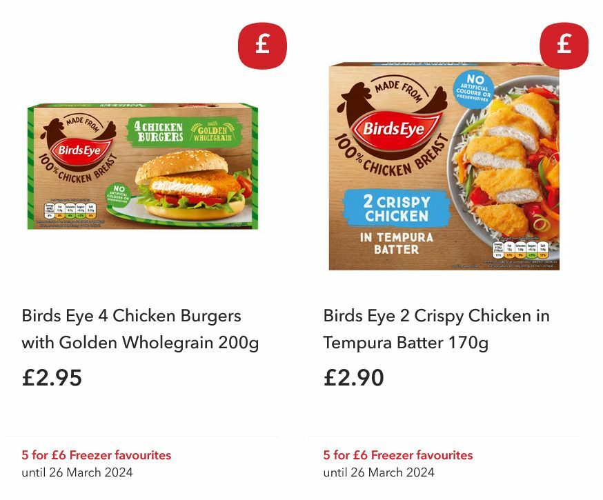 Co-op Food Offers from 6 March