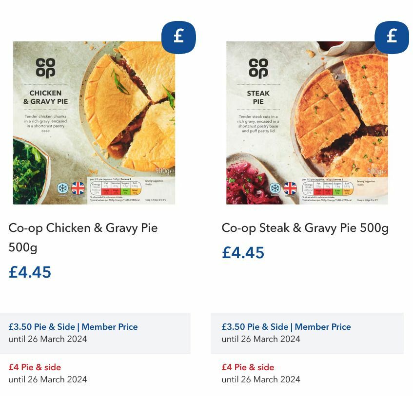 Co-op Food Offers from 6 March