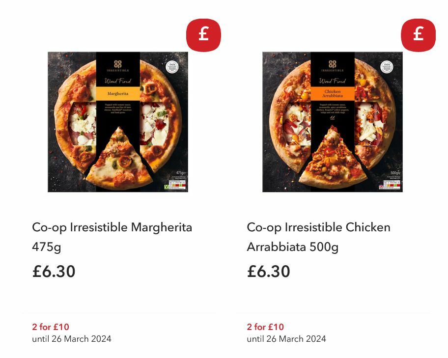 Co-op Food Offers from 6 March