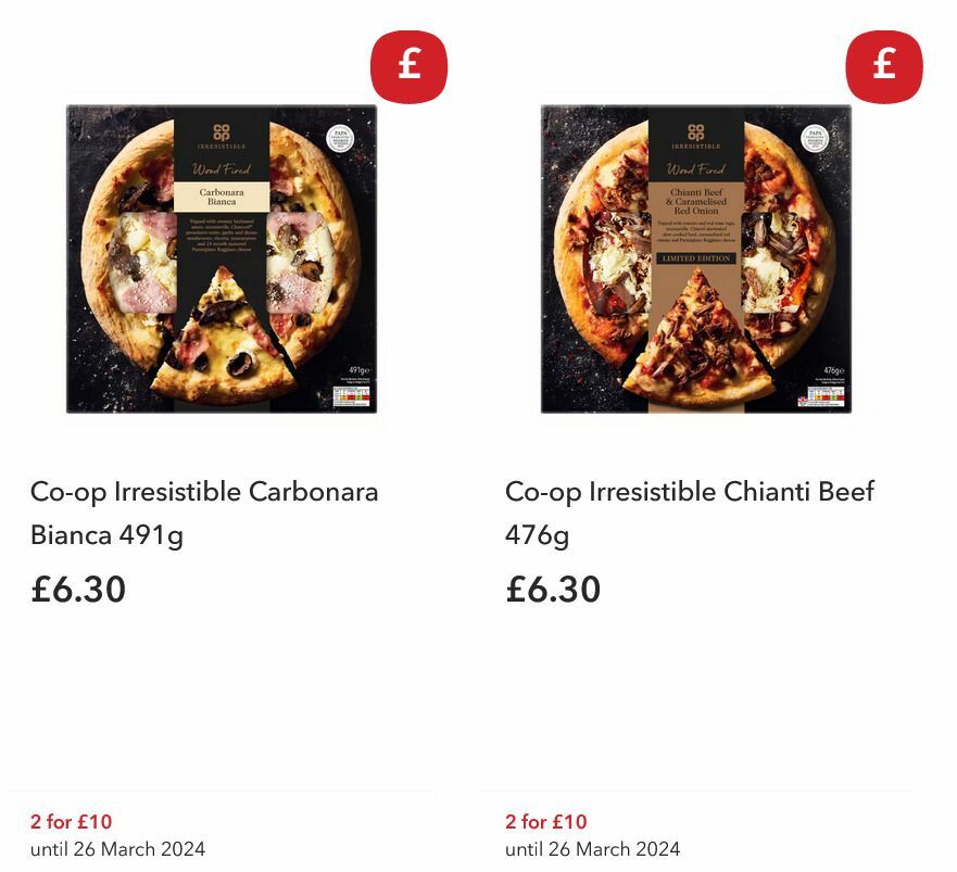 Co-op Food Offers from 6 March