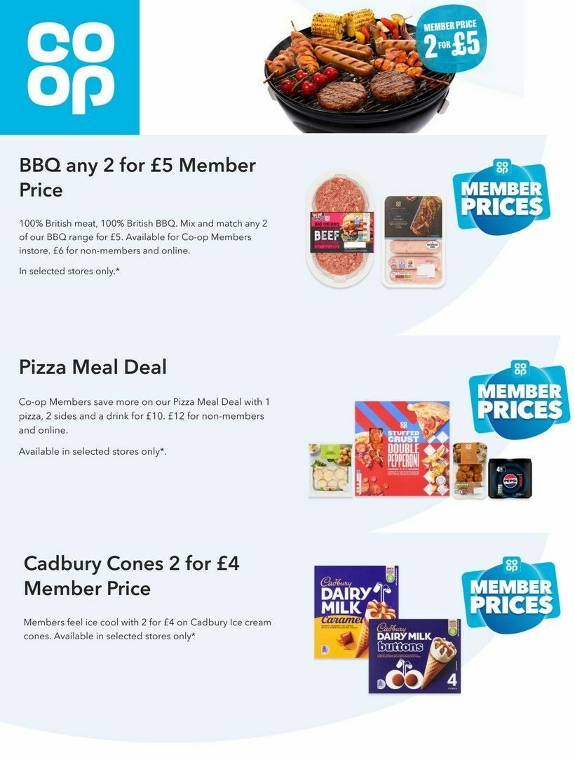 Co-op Food Offers from 27 May