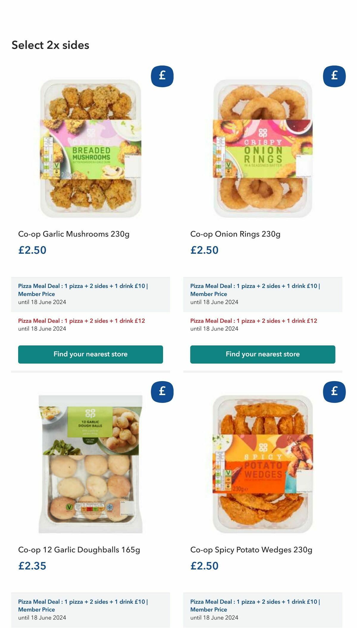 Co-op Food Offers from 27 May