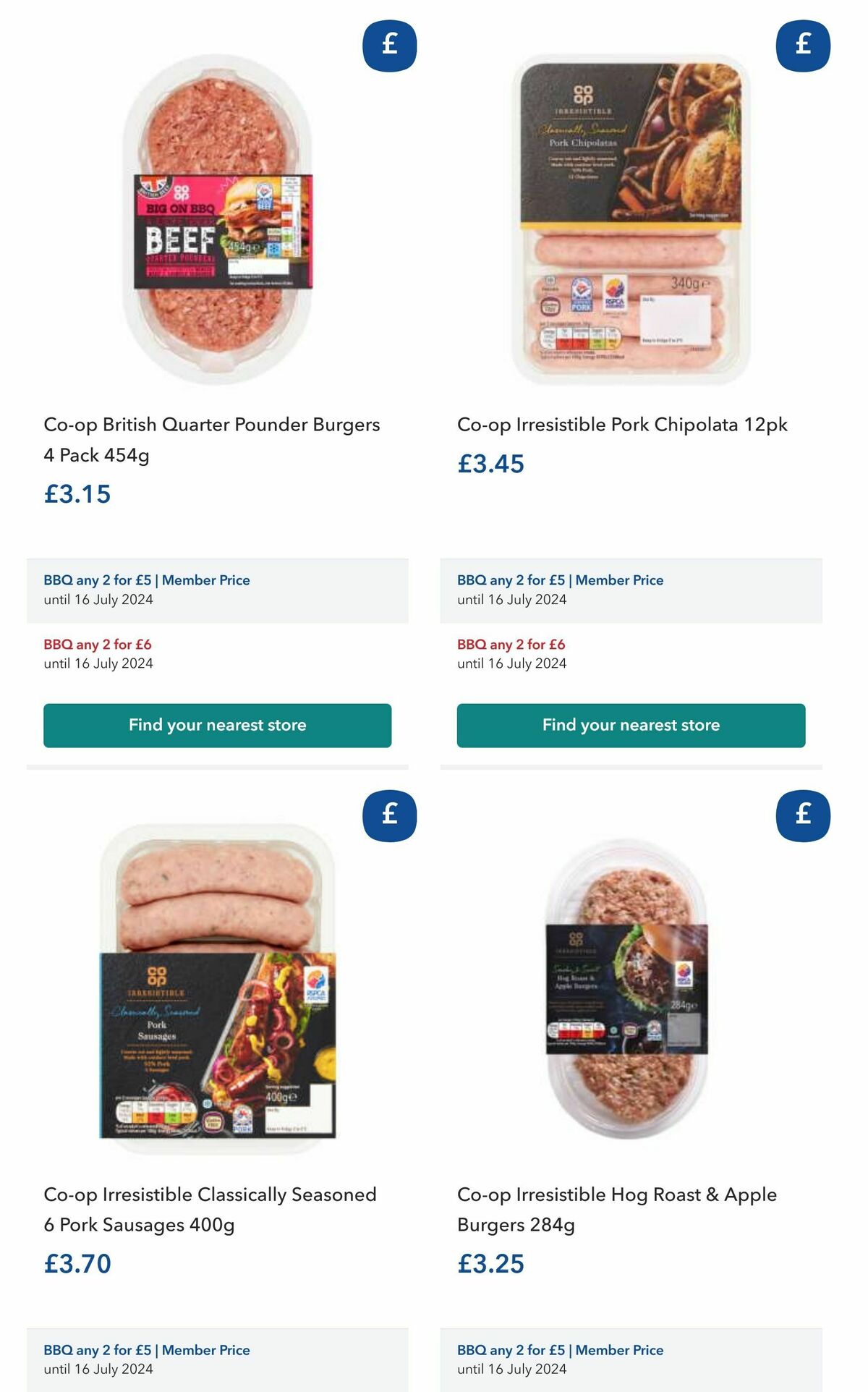 Co-op Food Offers from 27 May