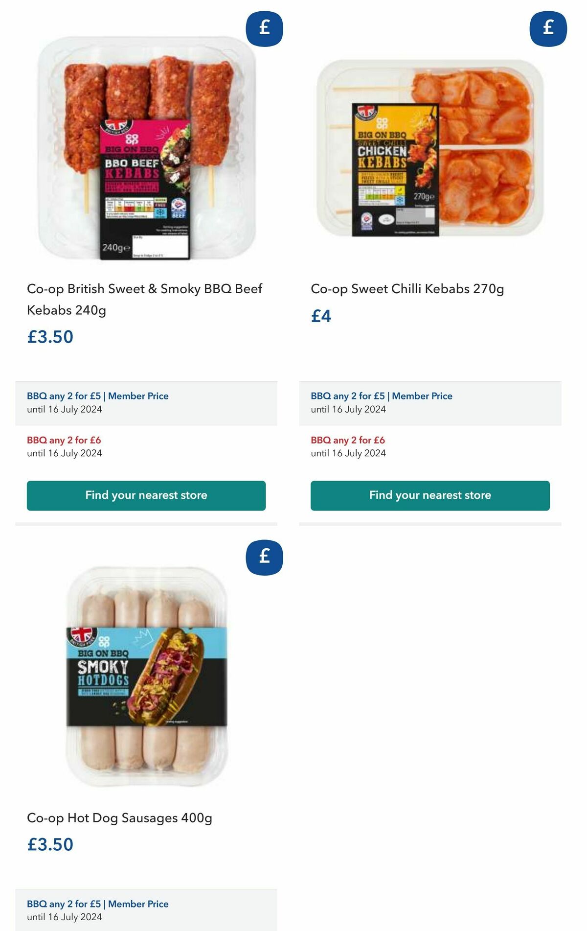 Co-op Food Offers from 27 May