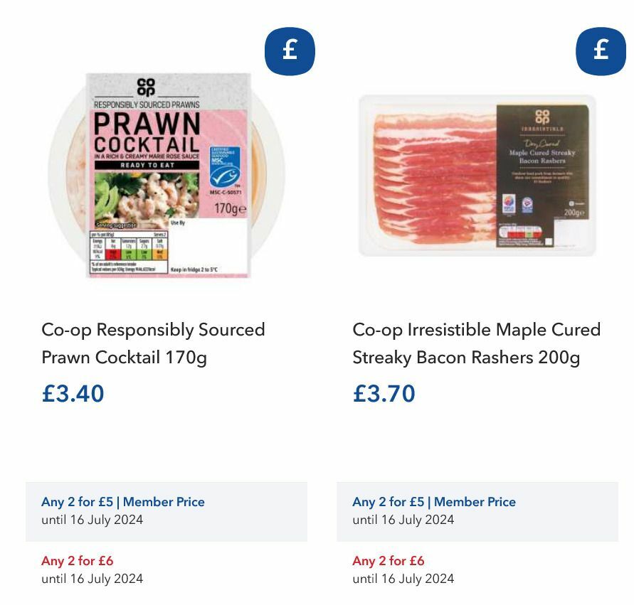 Co-op Food Offers from 19 June