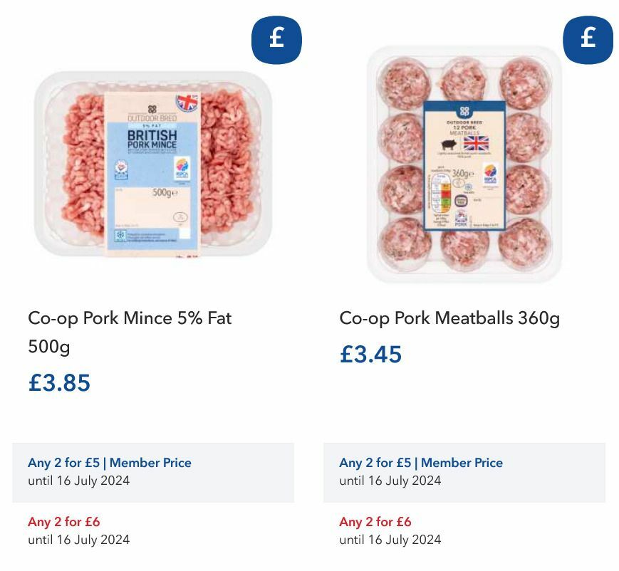 Co-op Food Offers from 19 June