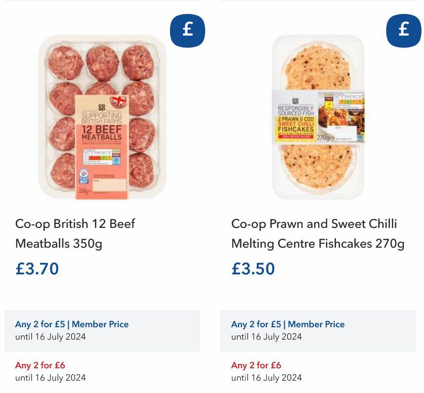 Co-op Food Offers from 19 June