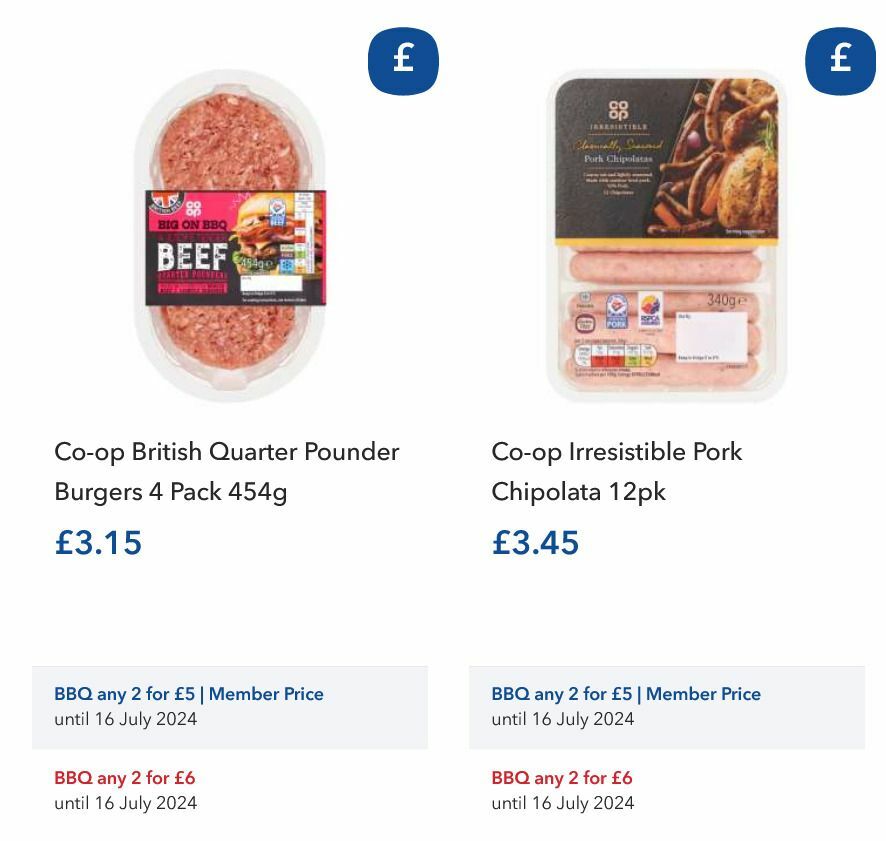 Co-op Food Offers from 19 June