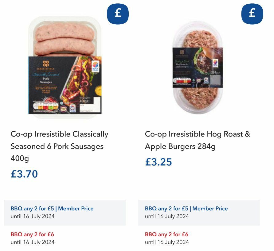 Co-op Food Offers from 19 June