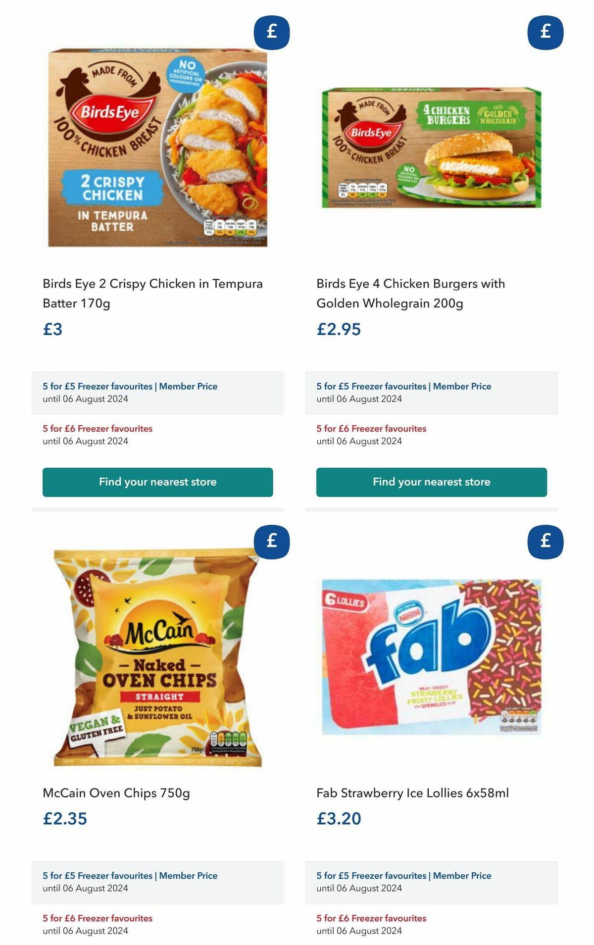 Co-op Food Offers from 17 July