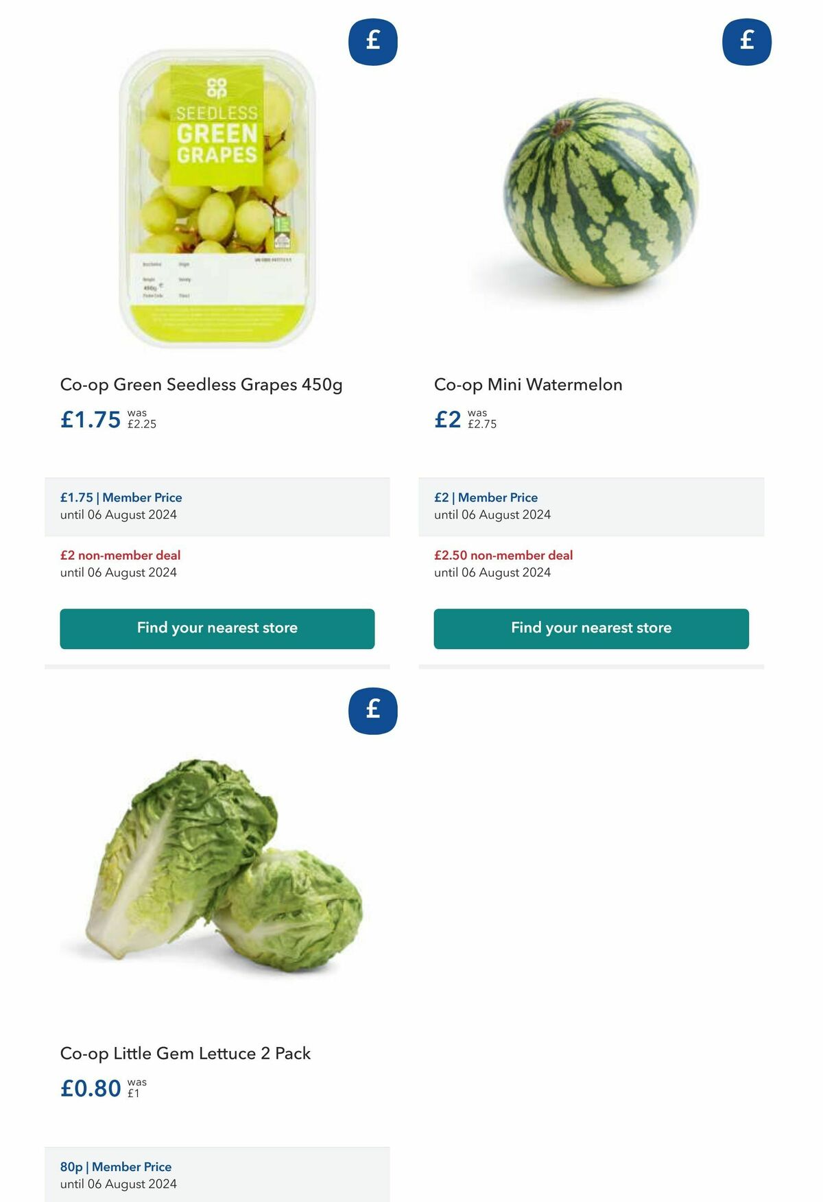 Co-op Food Offers from 17 July