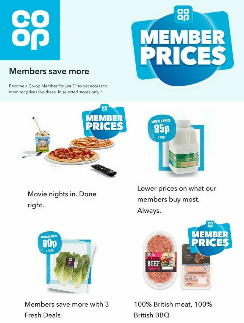 Co-op Food Offers from 7 August