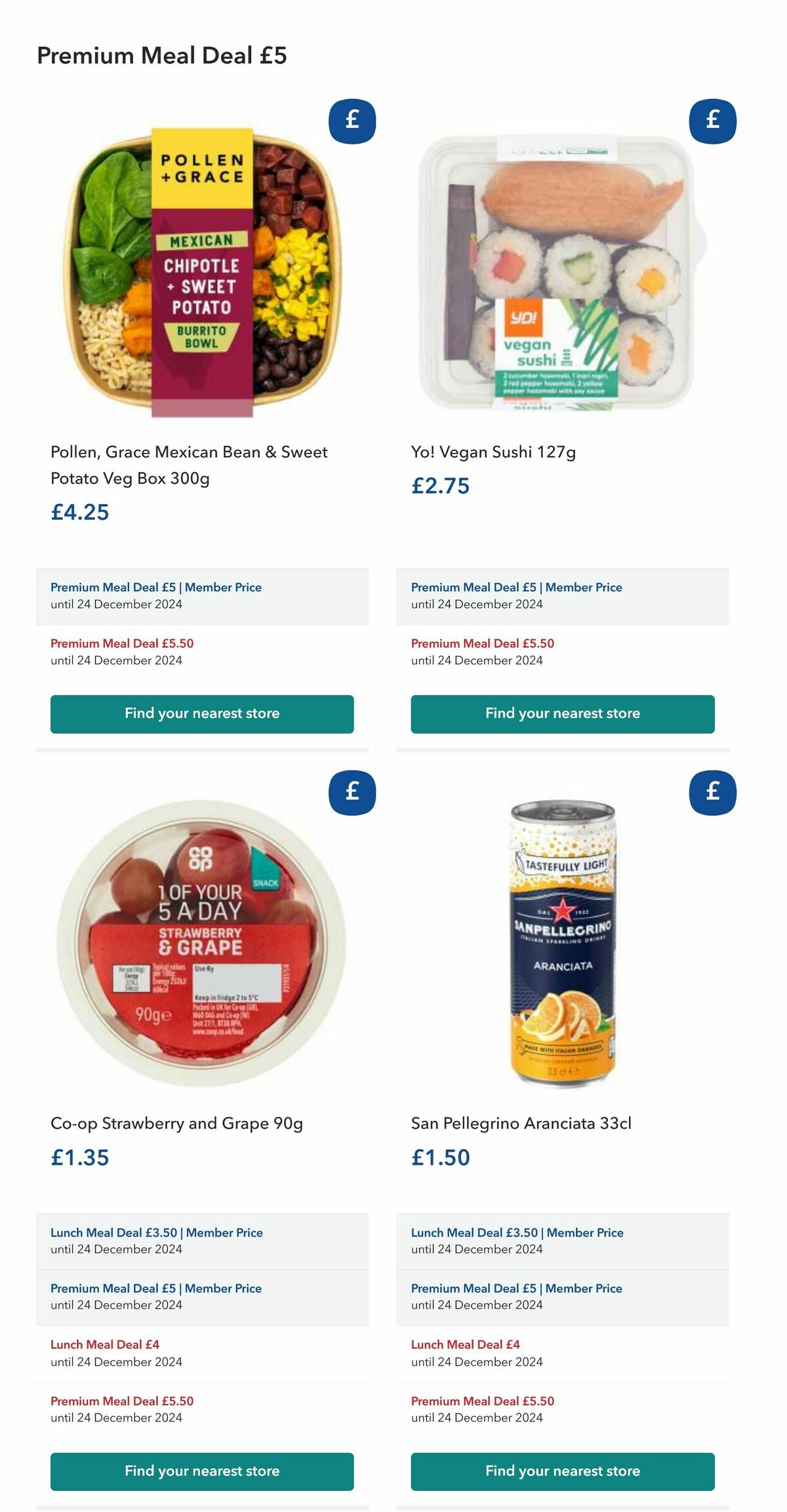 Co-op Food Offers from 7 August