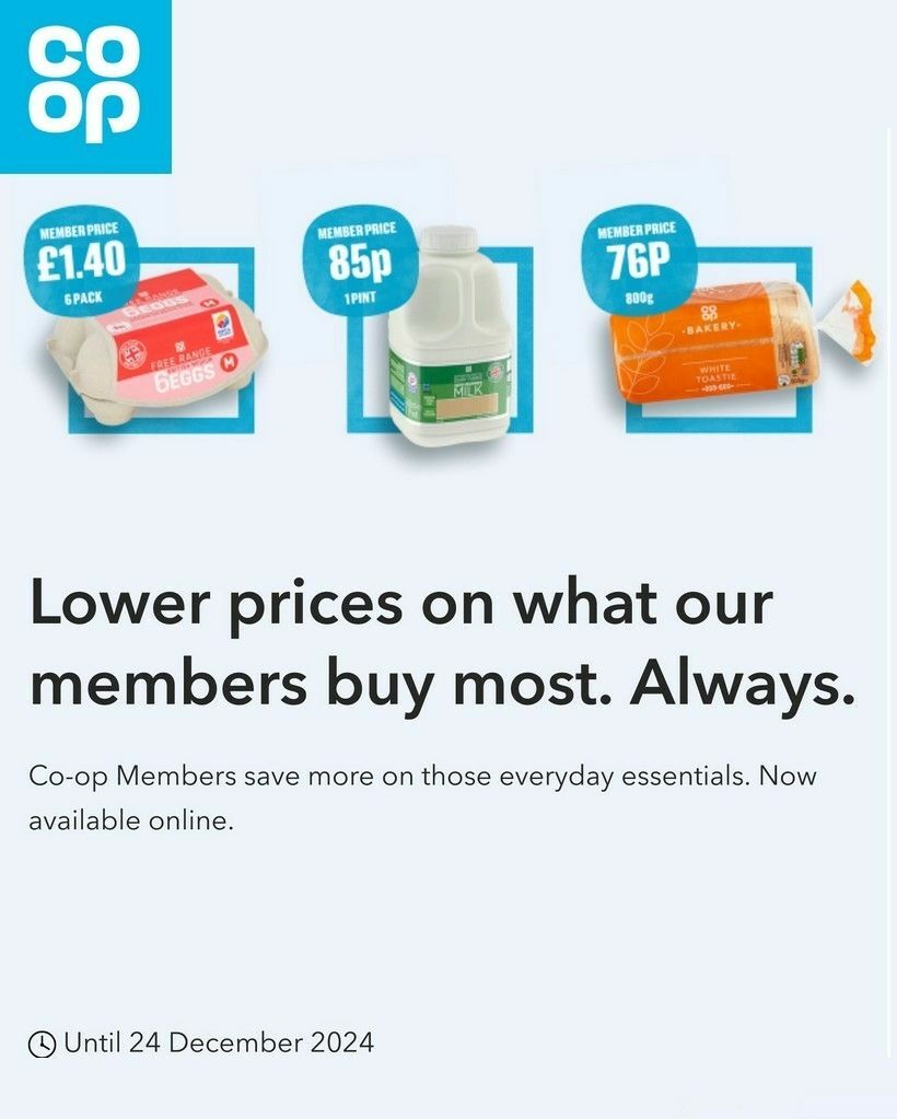 Co-op Food Offers from 27 August