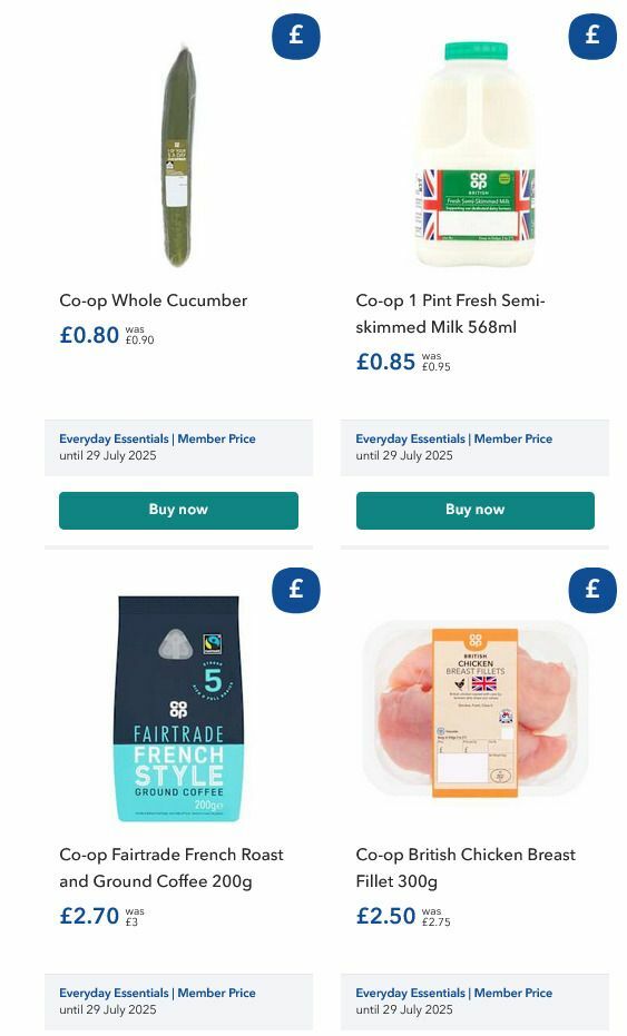 Co-op Food Offers from 26 December