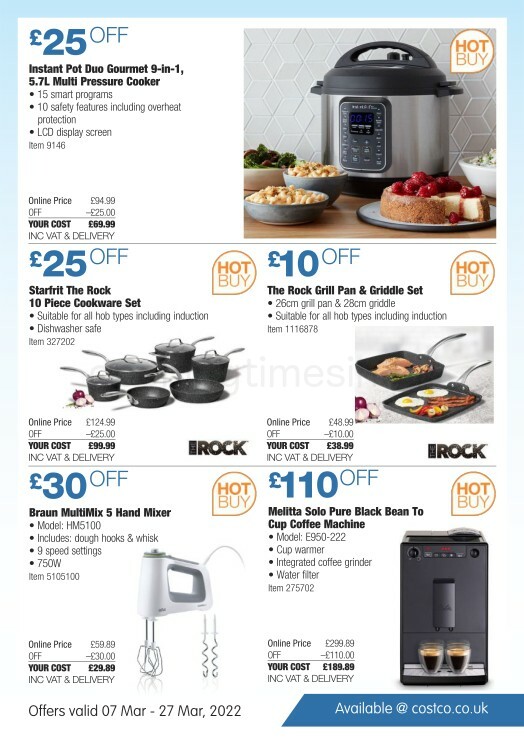 Costco Scotland & Wales Offers from 7 March