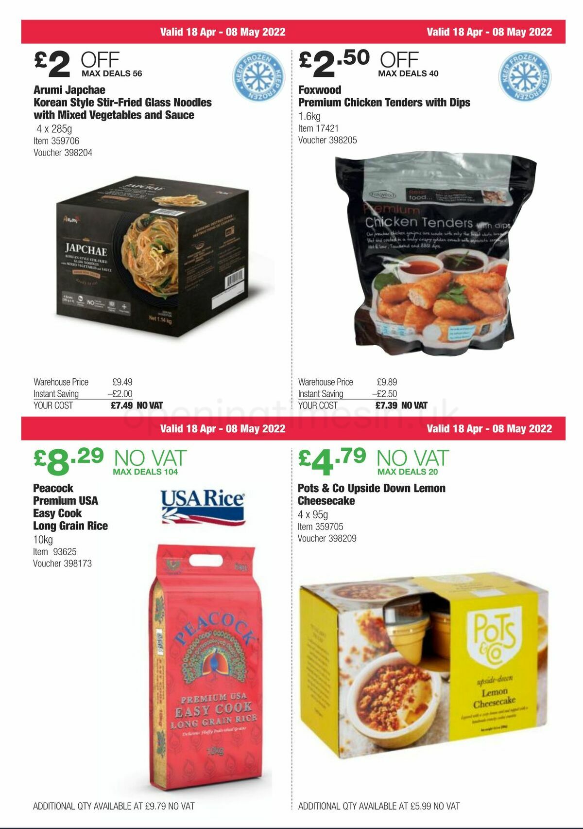 Costco Scotland & Wales Offers from 18 April