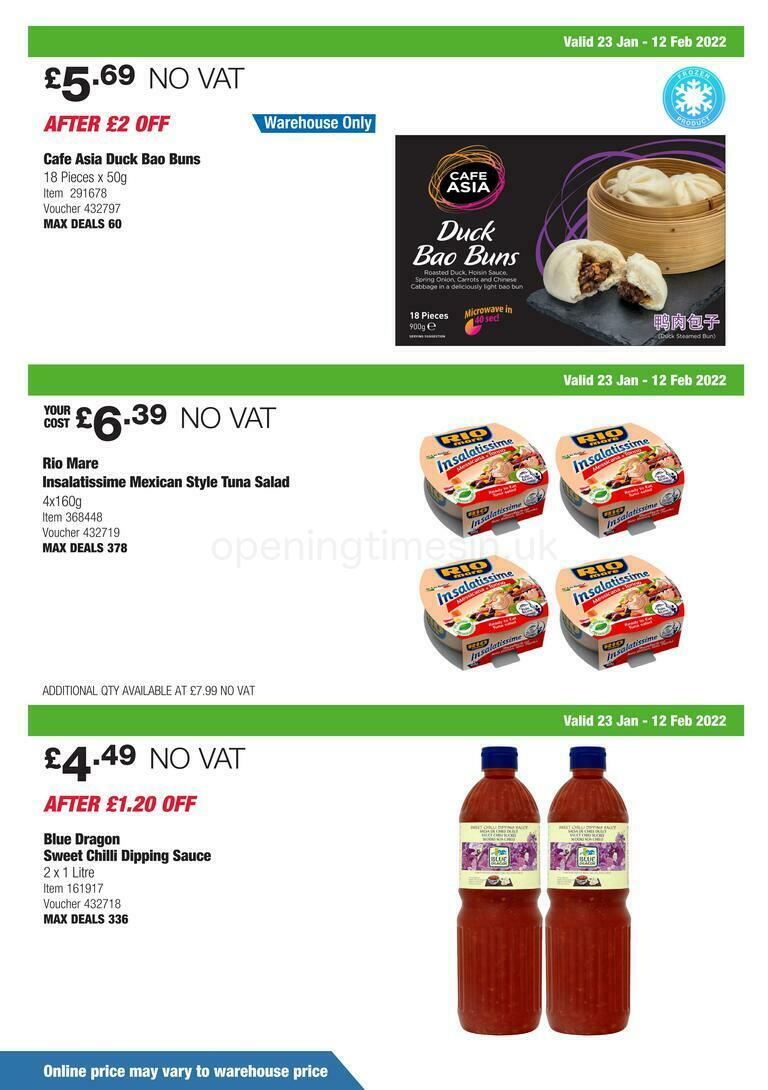 Costco Offers from 23 January