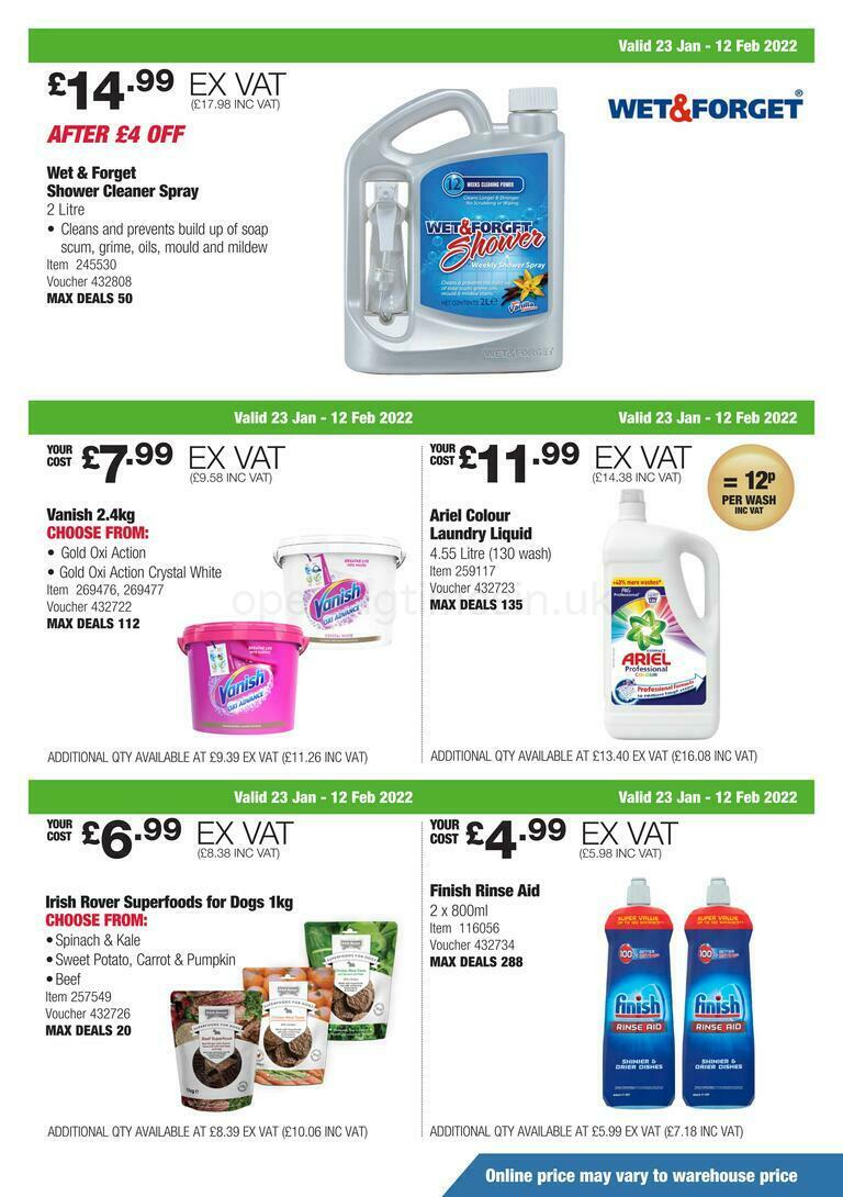 Costco Offers from 23 January