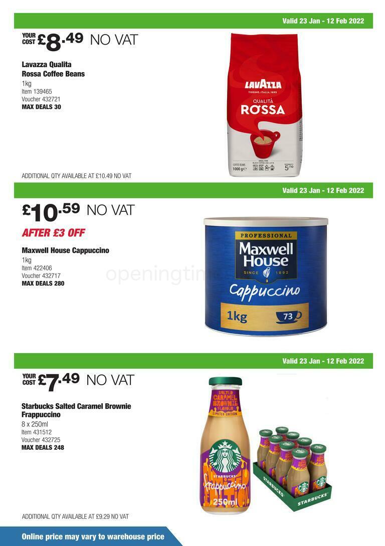 Costco Offers from 23 January