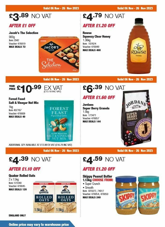 Costco Offers from 6 November