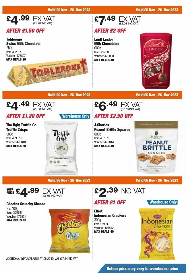 Costco Offers from 6 November