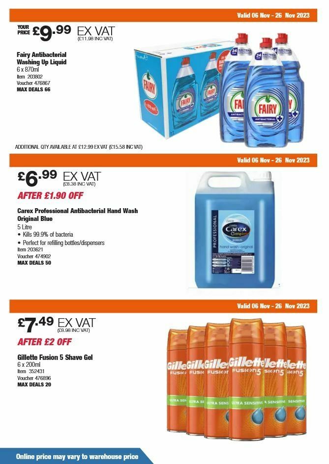 Costco Offers from 6 November