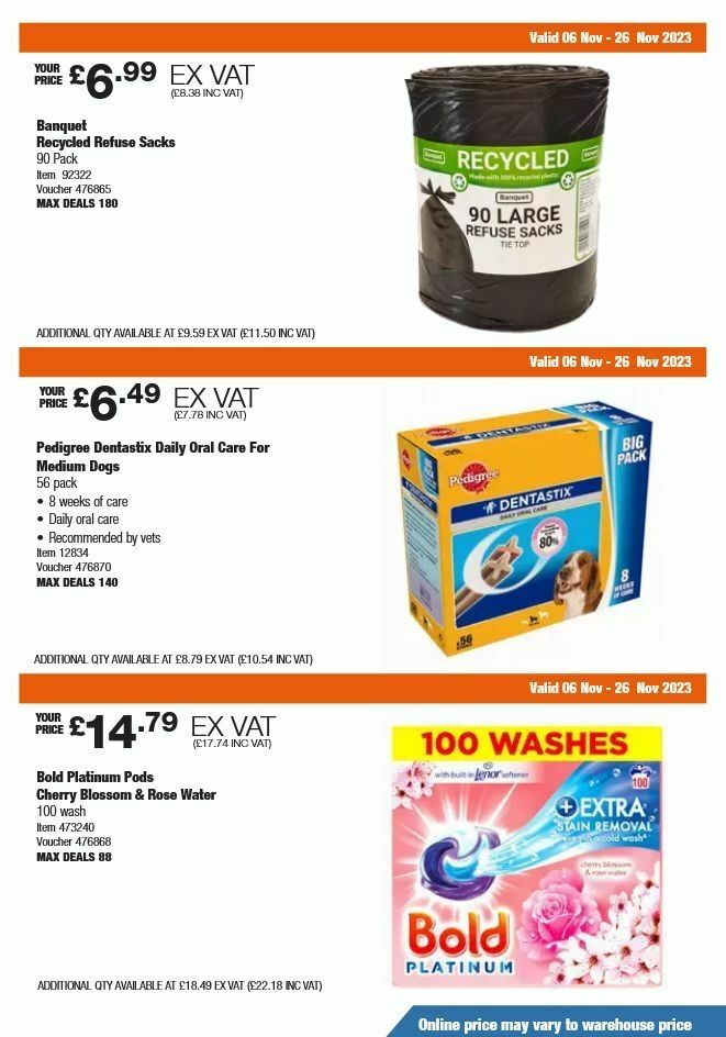 Costco Offers from 6 November