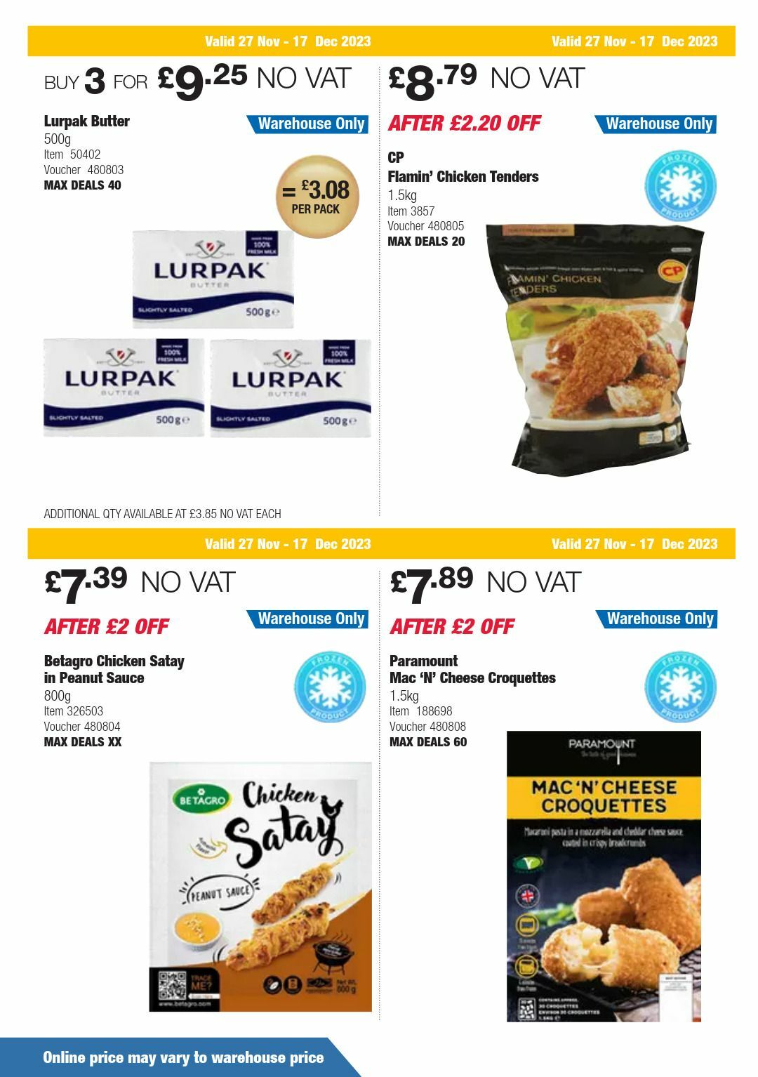 Costco Offers from 27 November