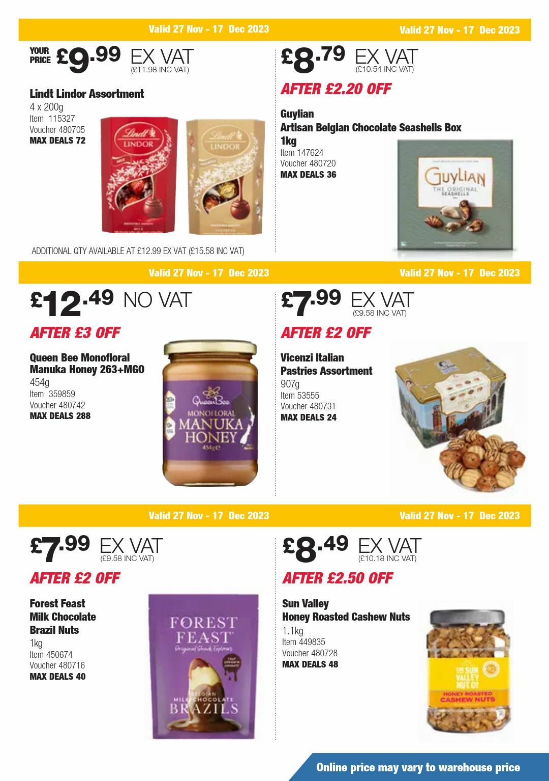 Costco Offers from 27 November