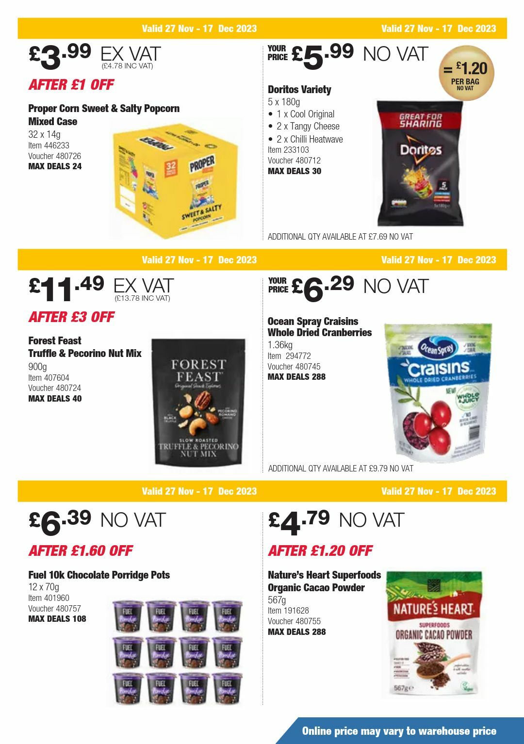 Costco Offers from 27 November