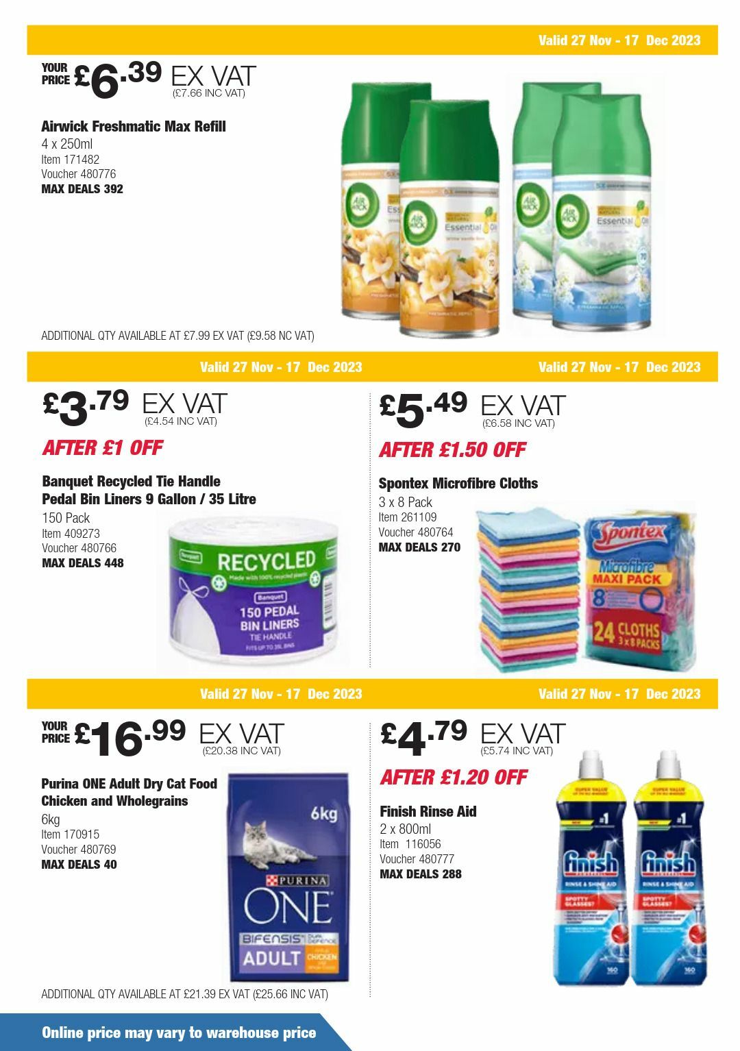 Costco Offers from 27 November