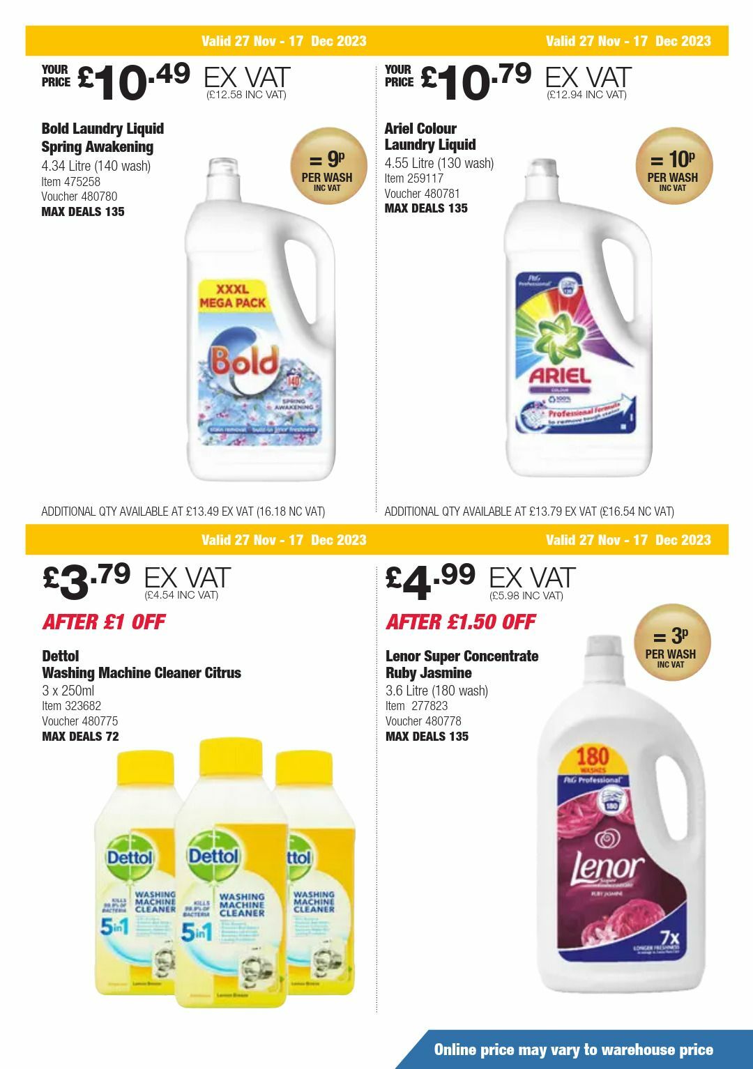 Costco Offers from 27 November