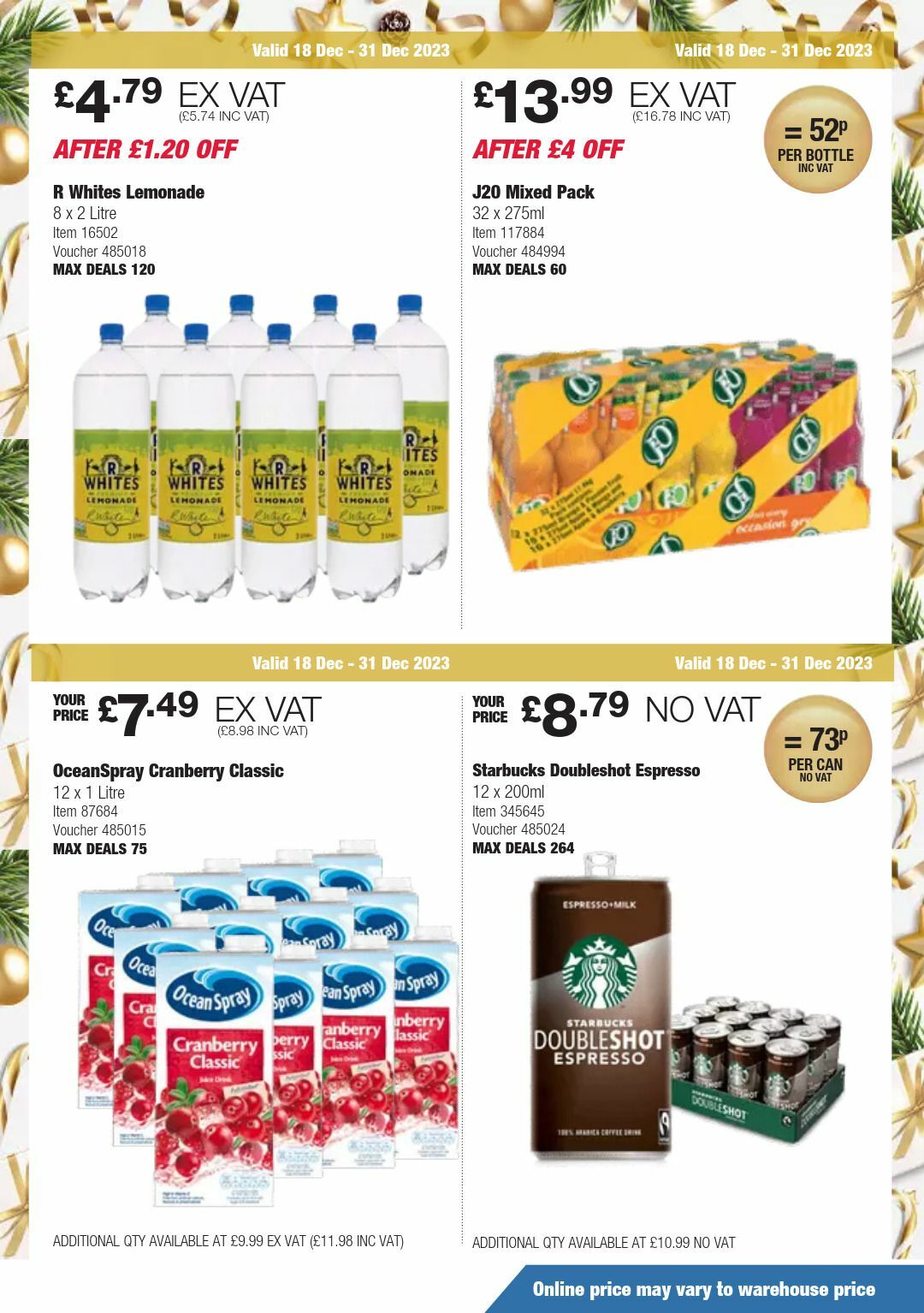 Costco Offers from 18 December